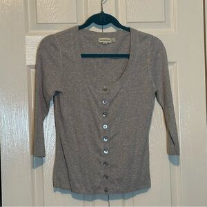 Repeat Light Gray‎ Knit button down SweaterSize Small